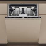Whirlpool W7I HF60 TU Geschirrspüler | Einbau | Energieklasse A | 15 Gedecke, MaxiSpace, Umweltprogramme