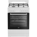 Beko FBST62110DW Cooker Freestanding | Class A+ | Fan oven, 4 cooking zones, Easy to clean