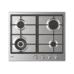 Candy CDIH6GBFE4WX Gas hob Built-in | Class N/A | 4 burners, Wok burner, Cast iron grates