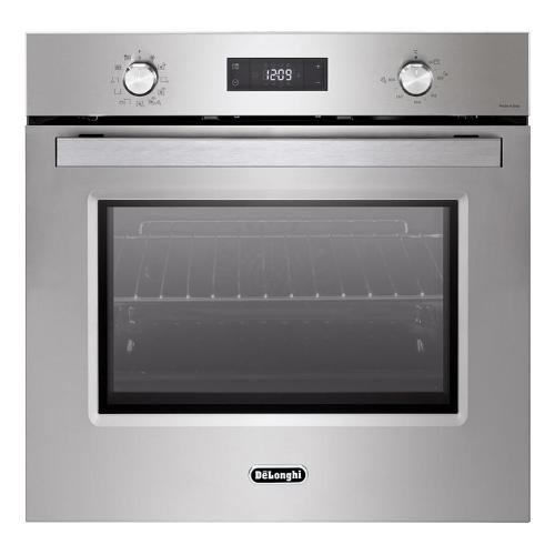 De'Longhi PLM9XLX2 Backofen Einbau | Klasse A | multifunzione (11F) Classe A, Programmatore elettronico inzio/fine cottura, Master Pizza 300°, Funzione lievitazione 40 °C Funzioni Easy steam ed Idroclean - Booster, GIRARROSTO, Cavità 74 litri con telai la