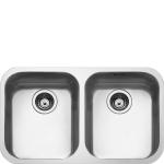 Smeg UM4040 Sink Built-in | Single basin, Stainless steel, Too much full integrated