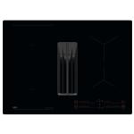 AEG NCH74B01CB Induction hob Built-in | Class A+ | 71cm, Bridge, Filtering Model, Black