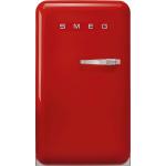 Smeg FAB10HLRD6 Refrigerator Freestanding | Class D | Red color, Left hinge, Refrigerator 135 L