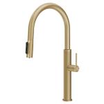 Gessi GESSI 316 Acqua Filtrata Brass Brushed PVD - 60824#727 Mitigeur Évier | Laiton Brossé Pvd, Fonction eau filtrée intégrée, Trois voies eau chaude/froide/filtrée