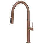 Gessi GESSI 316 Acqua Filtrata Copper Brushed PVD - 60822#708 Mitigeur Évier | Cuivre brossé PVD, Fonction eau filtrée intégrée, Trois voies eau chaude/froide/filtrée
