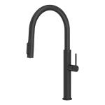 Gessi GESSI 316 Acqua Filtrata Matte Black - 60826#299 Mitigeur Évier | Noir mat, Fonction eau filtrée intégrée, Trois voies eau chaude/froide/filtrée