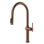 Gessi HABITO Acqua Filtrata Copper Brushed PVD - 60872#708 Mixer tap Sink | Brushed copper PVD, Integrated filtered water function, Three-way hot/cold/filtered water