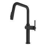 Gessi HABITO Acqua Filtrata Matte Black - 60852#299 Mixer tap Sink | Matt black, Integrated filtered water function, Three-way hot/cold/filtered water