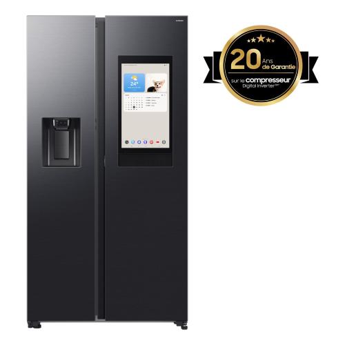 Samsung RS90F66BEF/EF Fridge-freezer Freestanding | Class E | Free installation, French door, Black