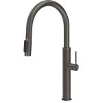 Gessi GESSI 316 Acqua Filtrata Black Metal Brushed PVD - 60826#707 Mitigeur Évier | Métal noir brossé PVD, Fonction eau filtrée intégrée, Trois voies eau chaude/froide/filtrée
