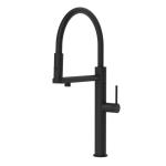 Gessi GESSI 316 Semiprofessionale Matte Black - 60210#299 Grifo monocomando Fregadero | Negro mate, Caño semiprofesional doble función, Altura caño 250 mm