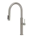 Gessi GESSI 316 Acqua Filtrata Steel Brushed - 60826#239 Mitigeur Évier | Acier Inoxydable Brossé, Fonction eau filtrée intégrée, Trois voies eau chaude/froide/filtrée