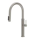 Gessi GESSI 316 Acqua Filtrata Steel Brushed - 60824#239 Mitigeur Évier | Acier Inoxydable Brossé, Fonction eau filtrée intégrée, Trois voies eau chaude/froide/filtrée