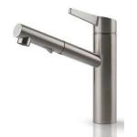 Gessi ACCIAIO Estraibile Steel Brushed - 60636#239 Mitigeur Évier | Acier Inoxydable Brossé, Douchette extractible, Tuyau flexible extensible