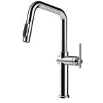 Gessi HABITO Acqua Filtrata Chrome - 60852#031 Mixer tap Sink | Shiny chrome, Integrated filtered water function, Three-way hot/cold/filtered water