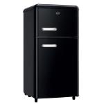 DCG FRIGO DOPPIA PORTA LINEA RETRO' 110LT E NERO MF110BCDP