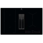 Electrolux KCC83480I Induction hob with integrated extractor hood Built-in | Class A+ | 80cm, Bridge, Filtering Model, Black