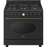 Smeg CO90GMAN2 Cooker Freestanding | Class A | 6 burners, Wide oven, Anthracite finish