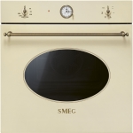 Smeg SF68C1PO Oven Built-in | Class A | 70 L, Ventilato multifunzione, Smalto Ever Clean, Estetica Cortina