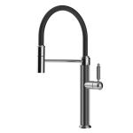 Gessi VENTI20 Semiprofessionale Chrome - 60634#031 Mitigeur Évier | Chrome brillant, Bec semi-professionnel double fonction, Hauteur bec 250 mm