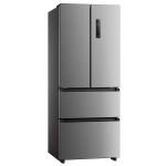 Midea MERF402FIE02 Réfrigérateur-congélateur Pose libre | Classe énergétique E | Installation libre, Porte-fenêtre, acier inoxydable