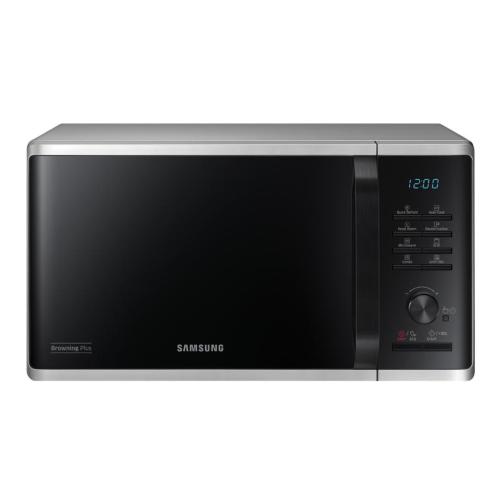 Samsung MG23K3515AS/EC Mikrowellenofen Freistehend | Ebene Fläche, Mikrowelle mit Grill, 23 L