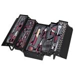 Kraftwerk Tools 206.000.000 Metal tool box, equipped, 1/4" + 1/2", 106 pcs.