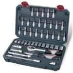 Kraftwerk Tools 204.101.000 Socket wrench case, 1/4", 42 pcs.