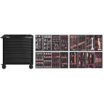 Kraftwerk Tools 102.217.BLK1 BT LINE tool trolley BT900 7 drawers black, 241 pcs.