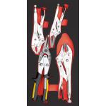 Kraftwerk Tools 105.401.023 Pince de serrage / cisaille à tôle 4 pièces. Inlay 20x40