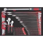 Kraftwerk Tools 105.502.028 PRO LINE EVA Clés mixtes, clés dynamométriques 60x40 44 pcs.