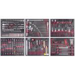 Kraftwerk Tools 105.515.000 Assortiment d'outils, EVA, 1/4"+ 3/8"+ 1/2", 280 pcs.