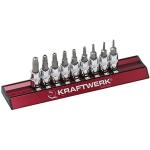 Kraftwerk Tools 115399 Jeu de 9 douilles-embouts Rési-TX 5 pans