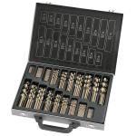 Kraftwerk Tools 13910 170-pzs. Estuche brocas HSS-Co 1-10 mm