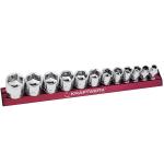 Kraftwerk Tools 200599 Jeu de 12 douilles en pouce MAGALU 3/8"