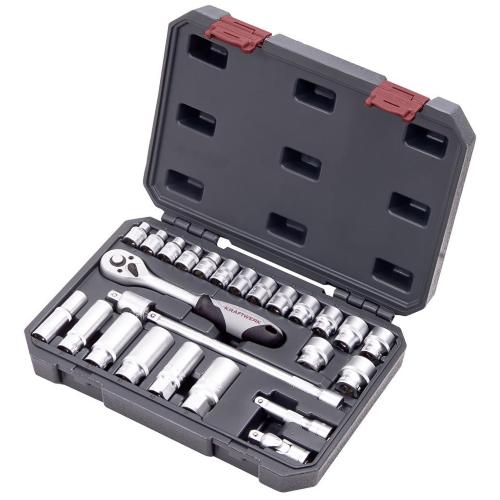 Kraftwerk Tools 204.102.100 Steckschlüssel-Satz, 3/8", 26-tlg.
