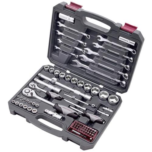 Kraftwerk Tools 204.103.600 Socket wrench set, Basic, 1/4"+1/2", 80 pcs.