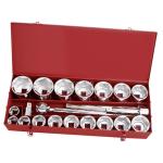 Kraftwerk Tools 2053 21-p. 1" dr. socket wr. Set