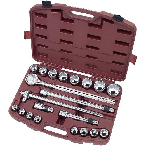 Kraftwerk Tools 2057 21-t. Teleskop-Steckschlüsselkoffer 3/4"