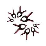 Kraftwerk Tools 2256 Jeu de 8 pinces de serrage en plastique