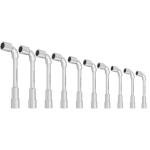 Kraftwerk Tools 2597-99 Jeu de 10 clés à pipe déb. 6 x 6 8-19 mm