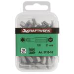 Kraftwerk Tools 2734-50 Embout TX 1/4" 25 mm T25, 50 pcs