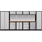 Kraftwerk Tools 3964K-H284S5H-K4 Mobilio 6 combi, puerta plegable, armario alto, haya