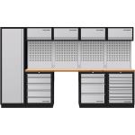 Kraftwerk Tools 3964K-H5049-K4 Mobilio 5 combi, armario alto, 4/5/9 cajones, haya