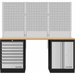 Kraftwerk Tools 3964K-80S-W Mobilio 2 combi con pared perforada, multiplex de haya