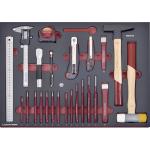 Kraftwerk Tools 4902-05 Jeu d'outils frappe/mesure/coupe 41 p.