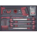 Kraftwerk Tools 4902-06 Jeu d'outils limes-scies forets 35 p.EVA