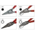 Kraftwerk Tools 4286 Jeu de 4 pinces p. circlips KW hightech