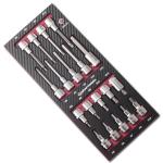 Kraftwerk Tools 4903-04 Coq. EVA3 de 19 douilles-embouts 1/2"