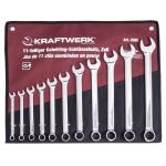 Kraftwerk Tools 3585R Jeu 11 clés comb. pol. miroir en trousse